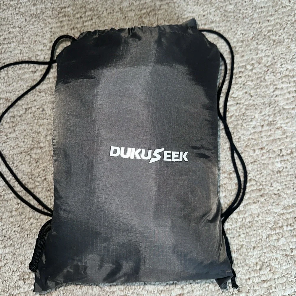 DUKUSEEK Outdoor Waterproof Stadium Blanket with Hood, Windproof Camping Blan...